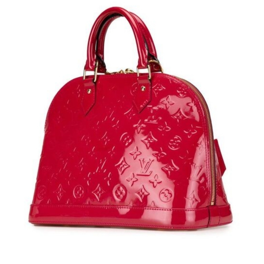 LOUIS VUITTON Monogram Vernis Alma PM Handbag - Picture 10 of 16